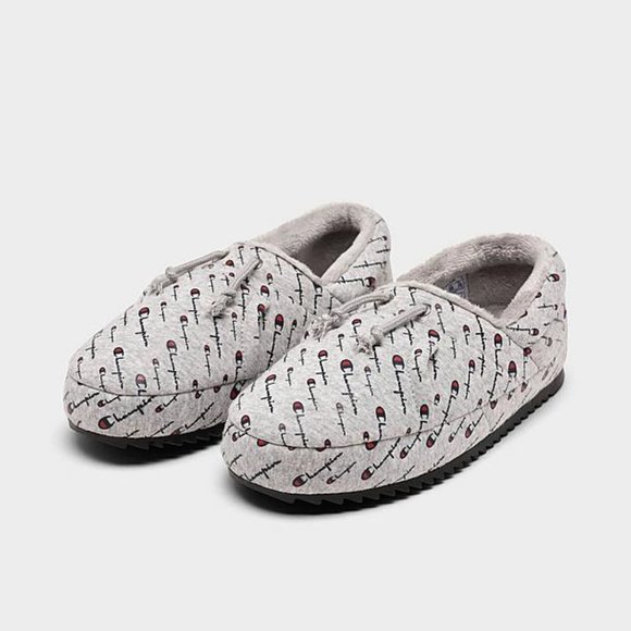 NWB! Champion Men's University Script Slippers - Picture 1 of 8